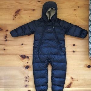 Patagonia hi-loft down snow suit bunting